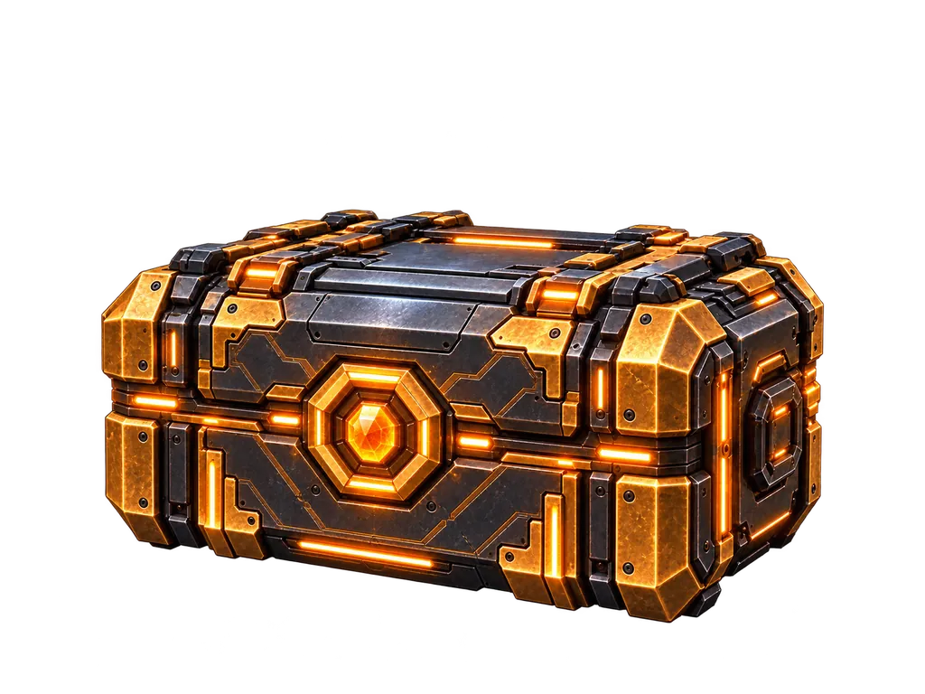 Promotional chest illustration; you can check how rewards look in the game